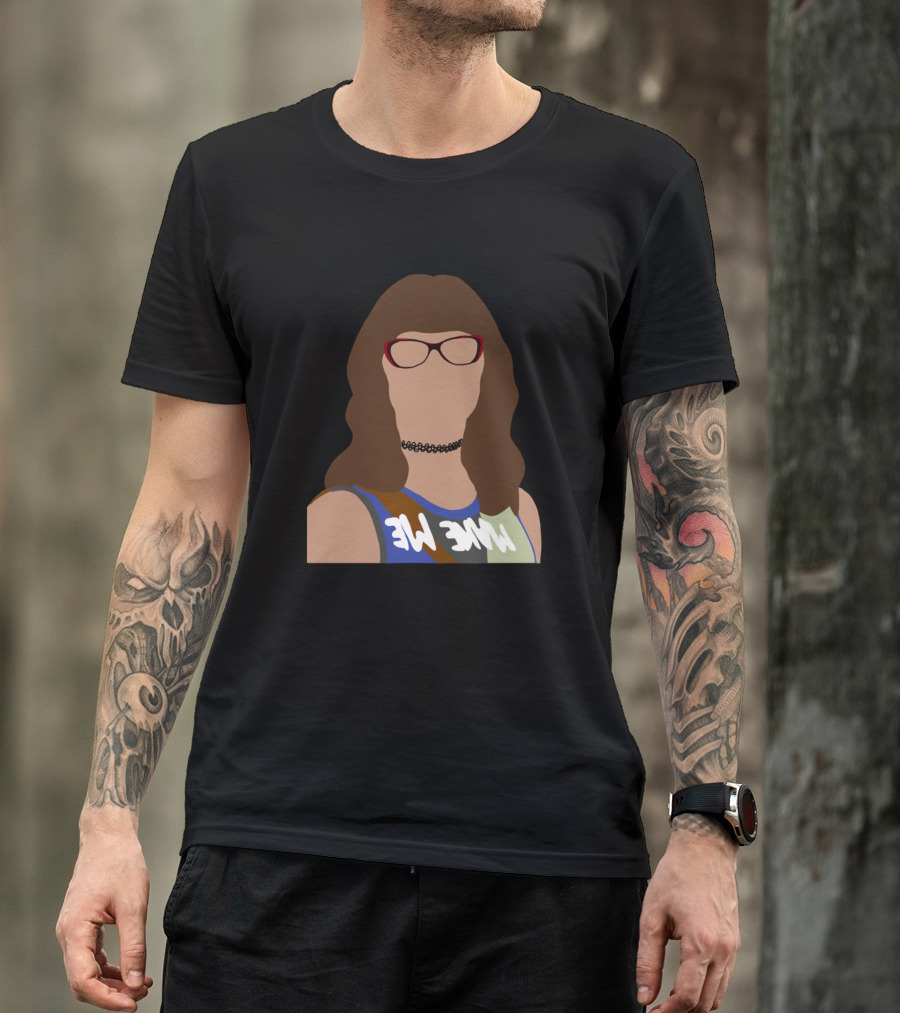 Svetlana Fisher Name Tag Glasses Choker T-Shirt