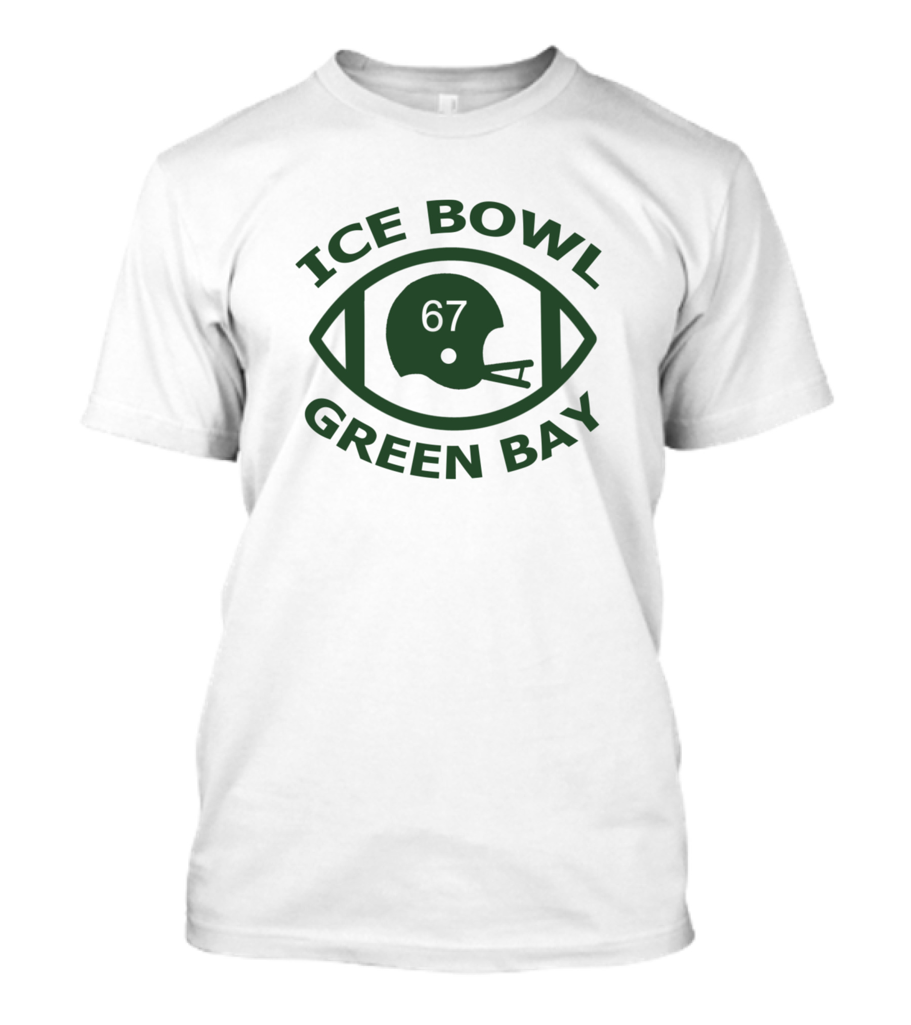 Ice Bowl 67 Green Bay Football Helmet T-Shirt