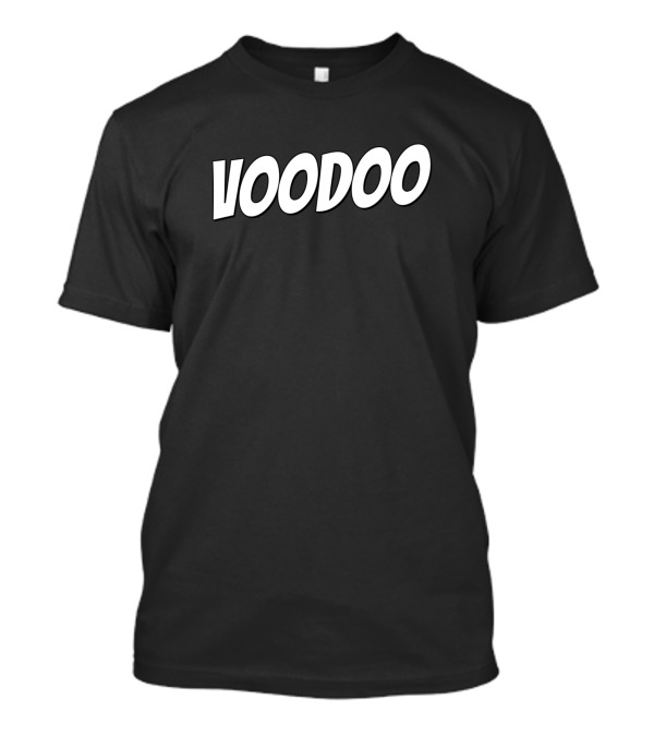 Voodoo Minimalism Bold Lettering T-Shirt
