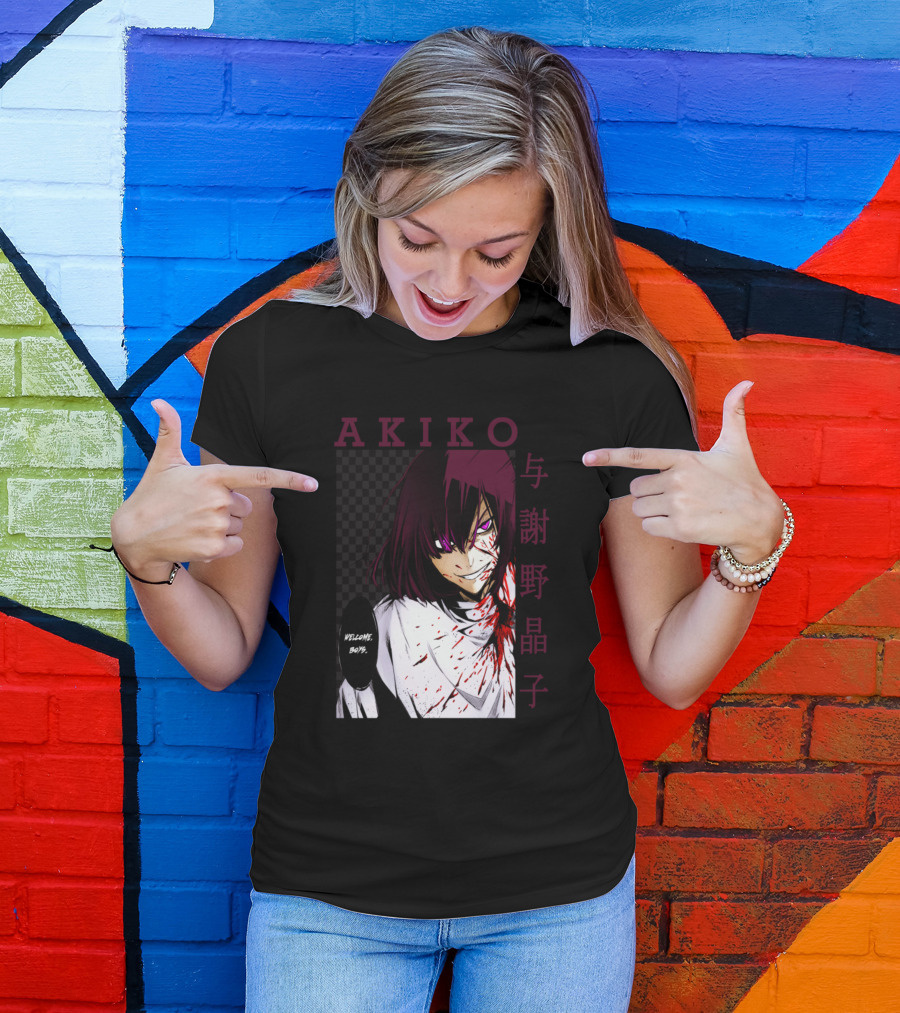 Akiko Yosano Welcome Boys Bungou Stray Dogs T-Shirt