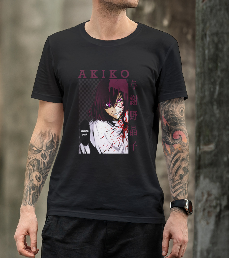 Akiko Yosano Welcome Boys Bungou Stray Dogs T-Shirt