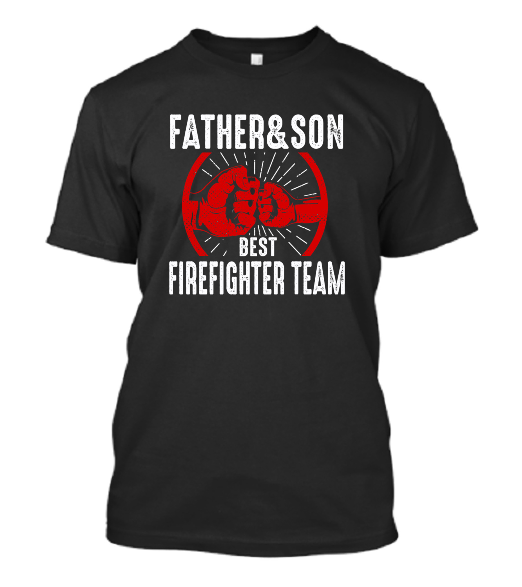 Father And Son Best Firefighter Team T-Shirt