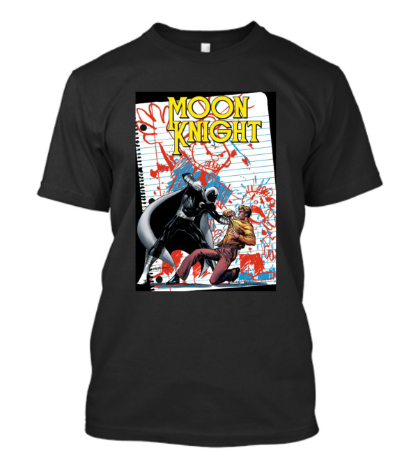 MOON KNIGHT Comic Book Style Battle Scene T-Shirt