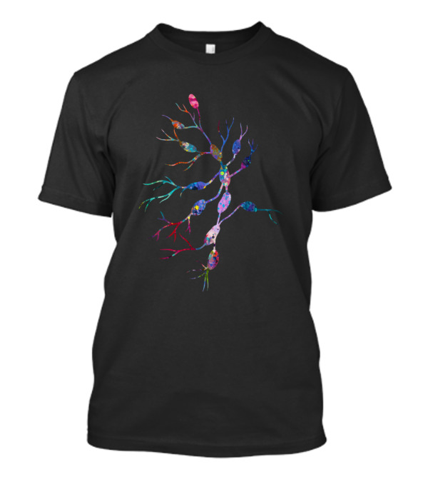 Human Lymph Nodes Colorful Abstract T-Shirt