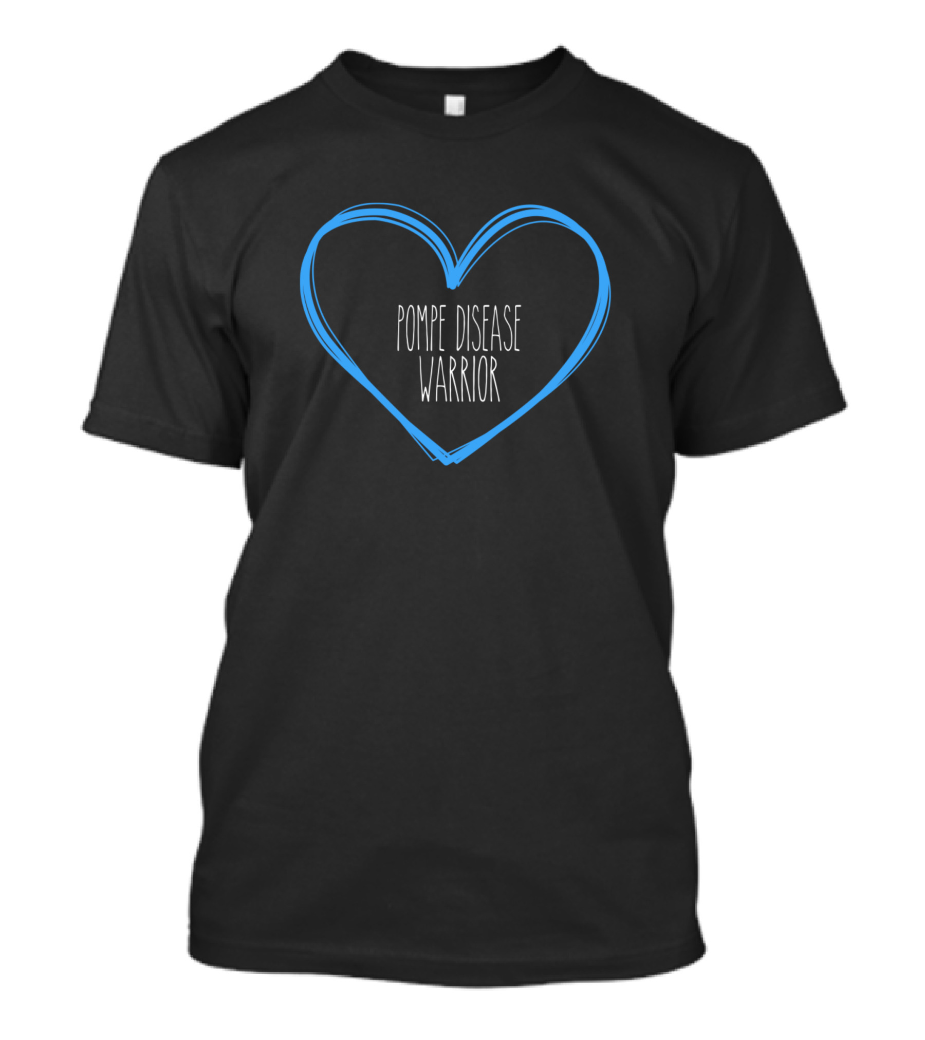 Pompe Disease Warrior Heart T-Shirt