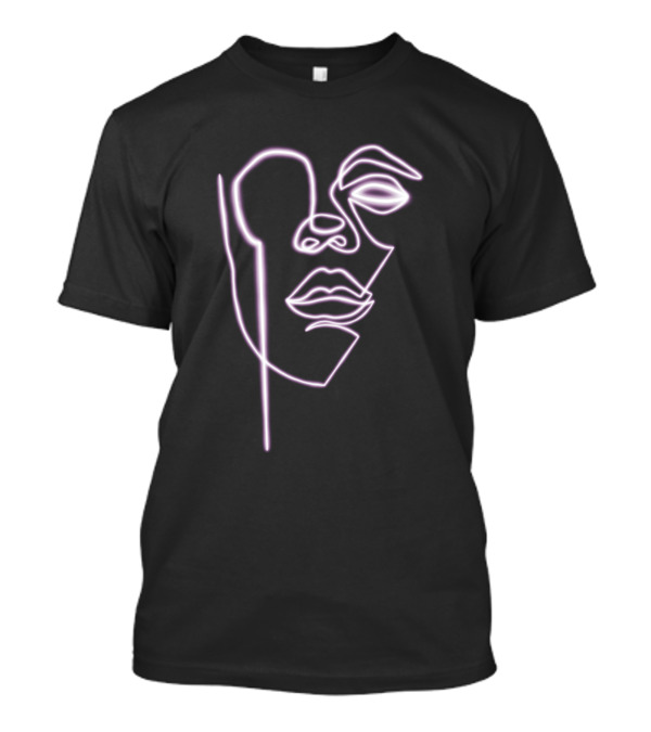 Woman In Line Neon T-Shirt