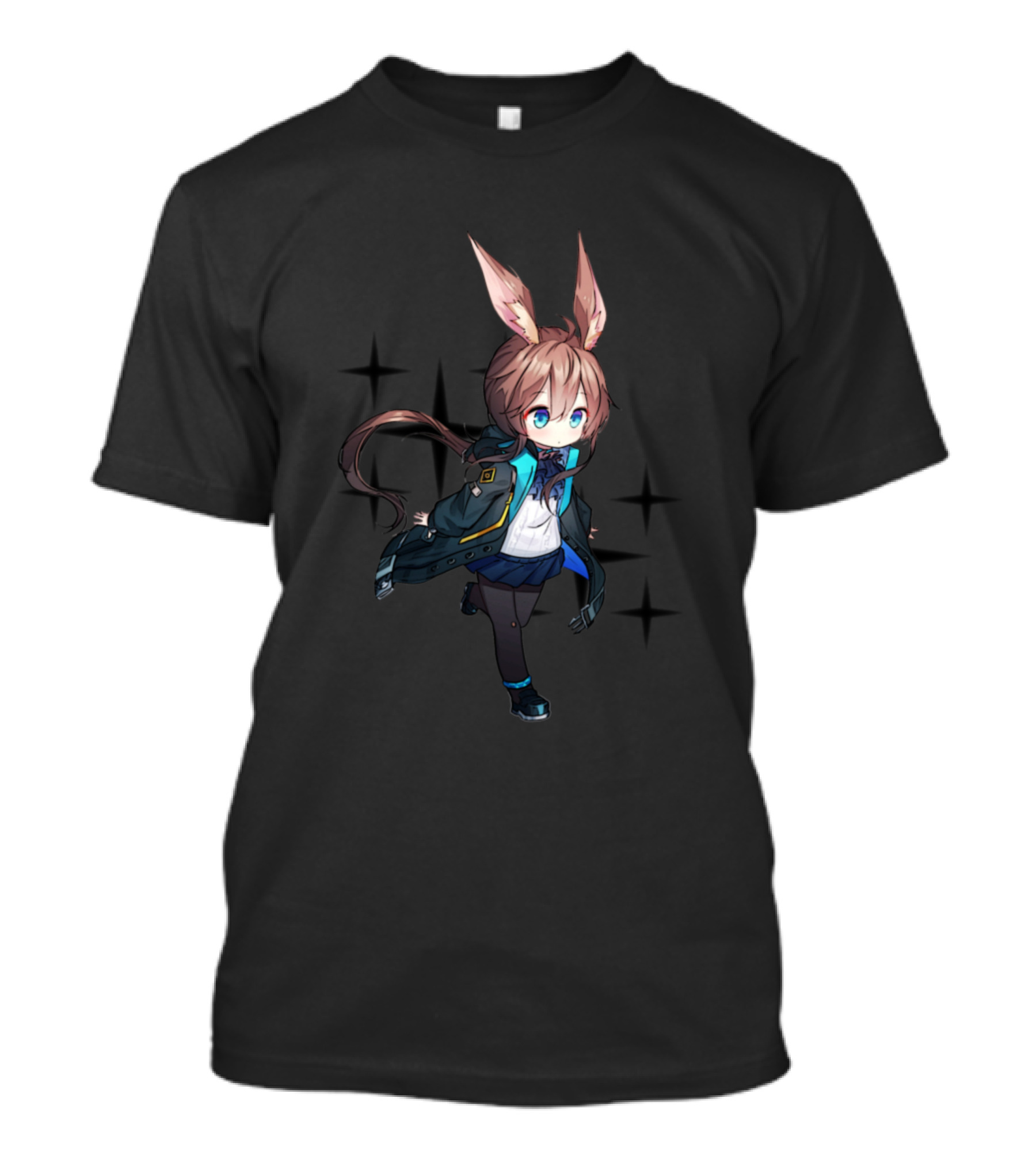 Amiya Arknights Anime Character Chibi T-Shirt