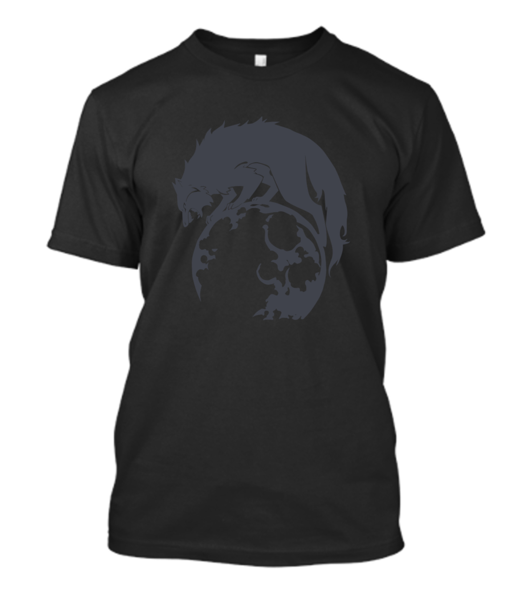Ashen Wolves Fire Emblem Wolf Silhouette Moon Crest T-Shirt