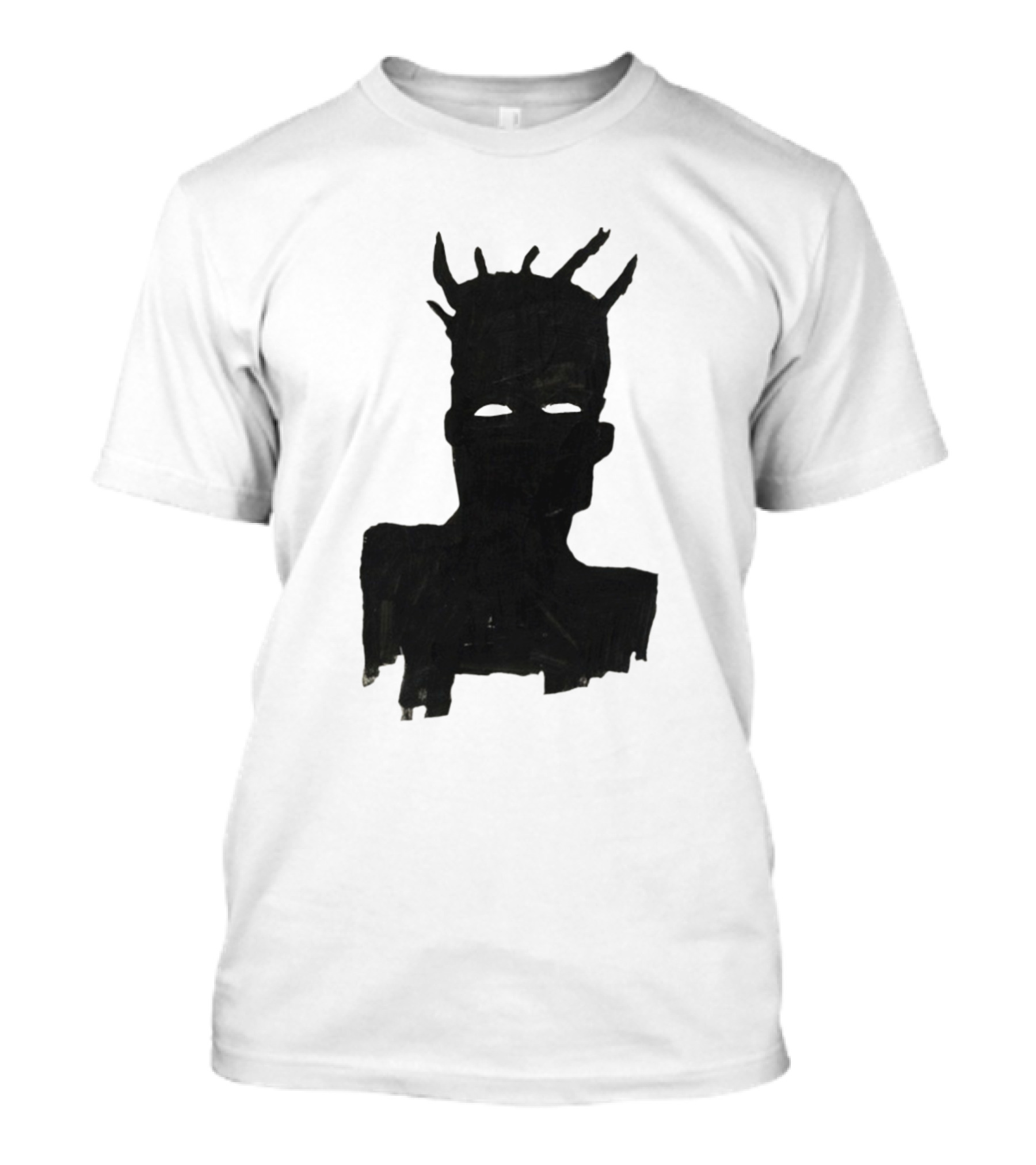 Basquiat Style Crowned T-Shirt