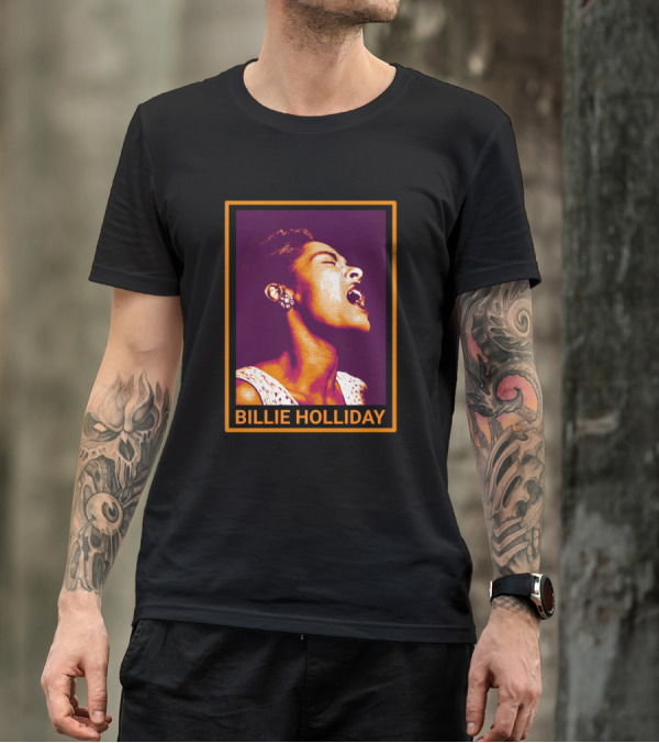 Billie Holliday Blues Female Vocalist T-Shirt