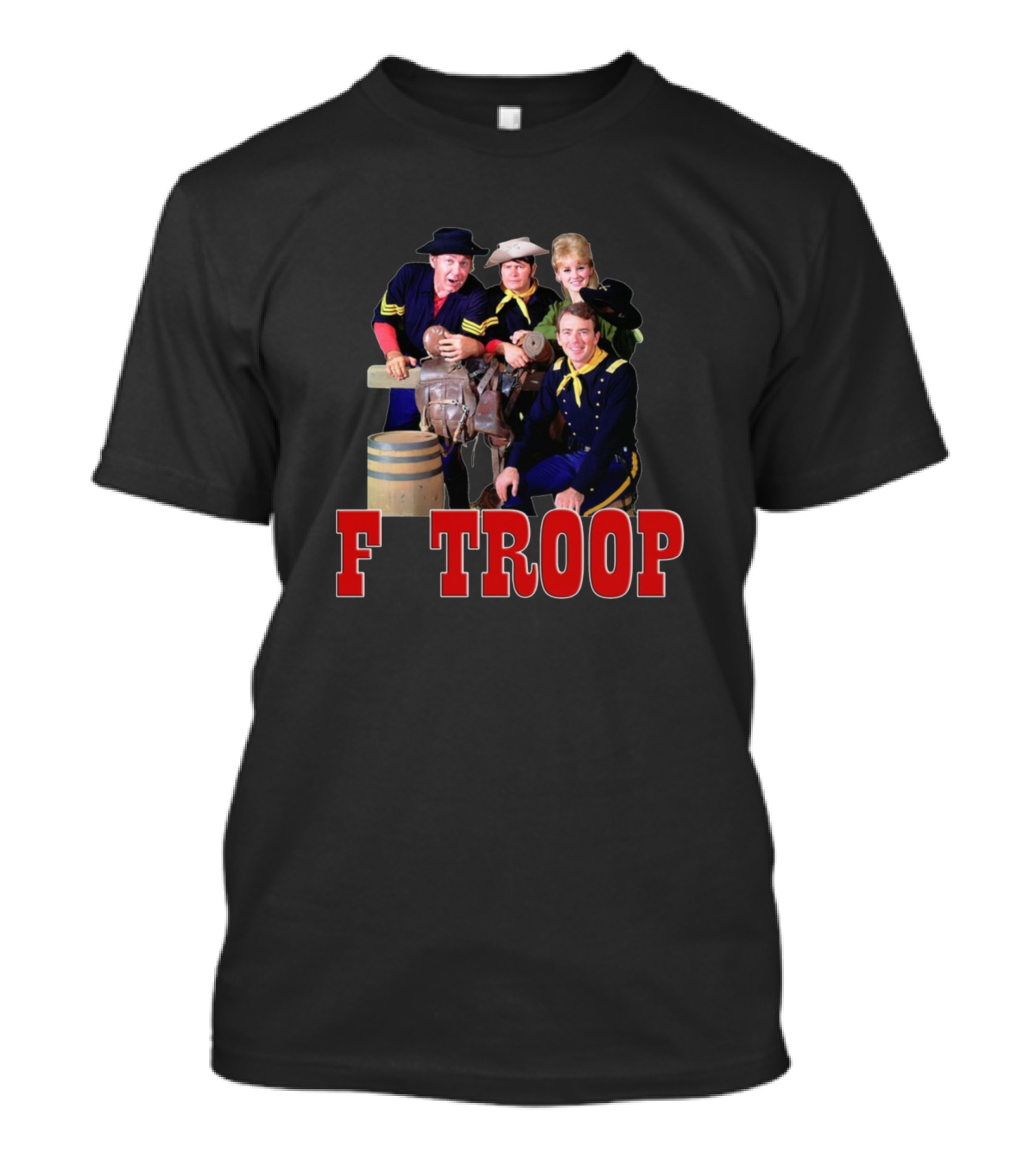 F Troop Captain Parmen Comedy Series Group Photo T-Shirt
