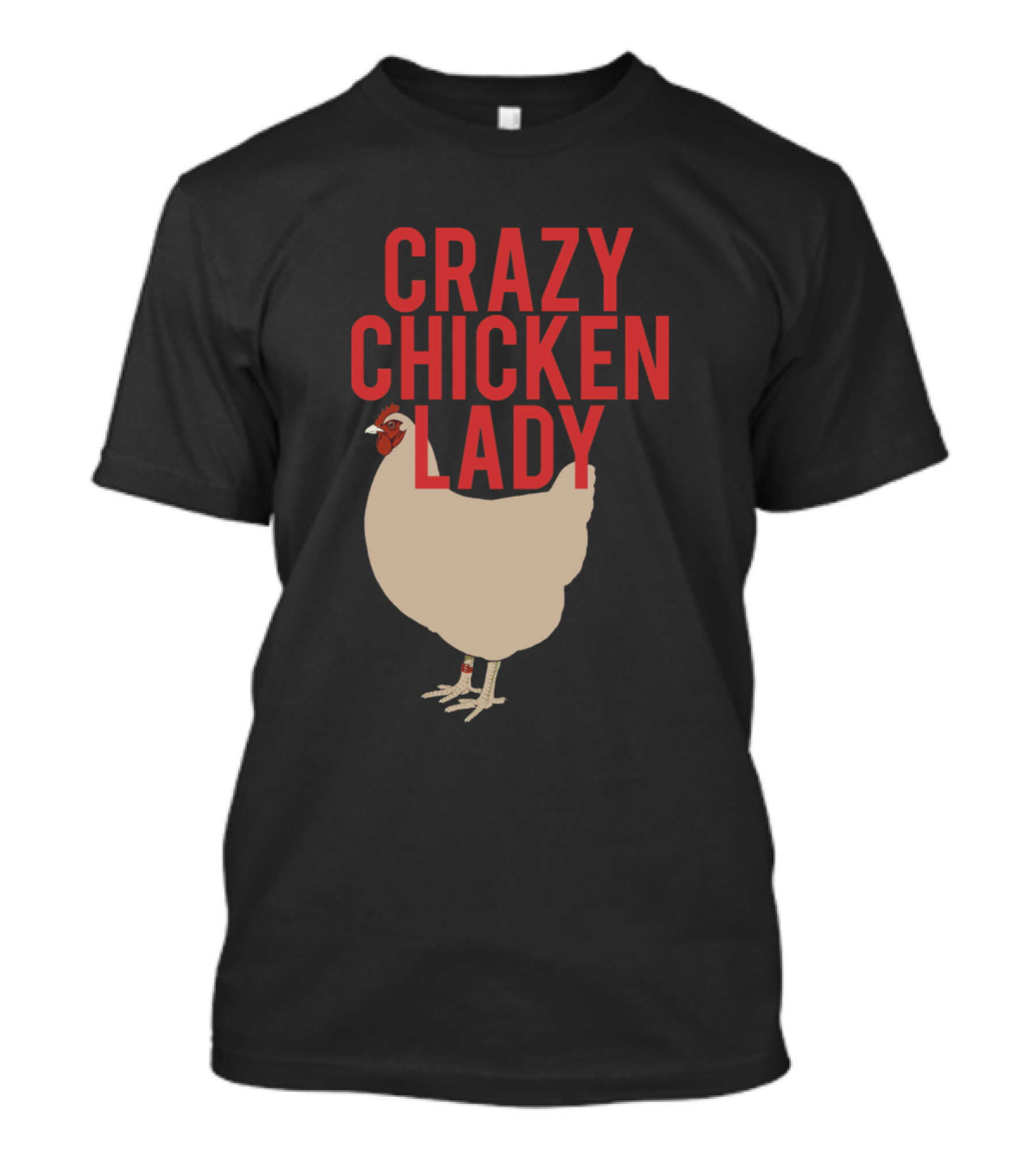 Crazy Chicken Lady Cute Backyard Chicken Farmer T-Shirt