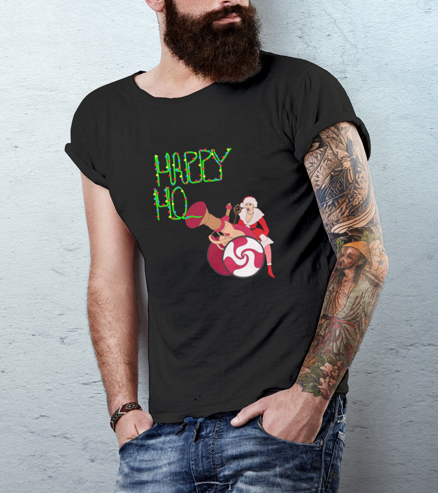 Happy Ho Lidays From Martha May Light String Festive Image T-Shirt