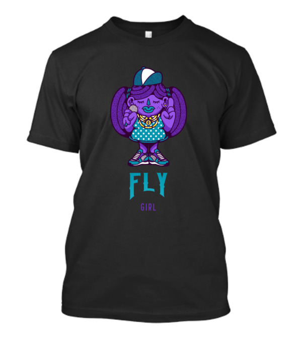Fly Girl Hiphop Mic Hip-Hop Style Girl T-Shirt