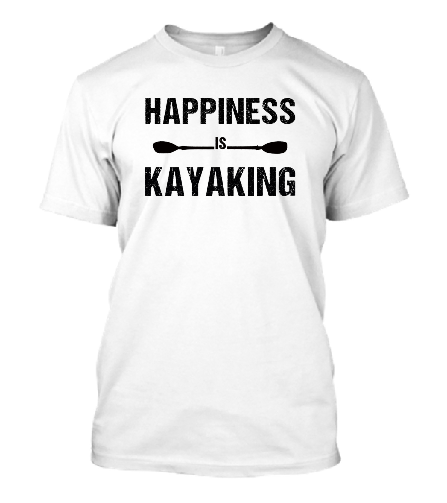 Happiness Is Kayaking Paddle Adventure T-Shirt