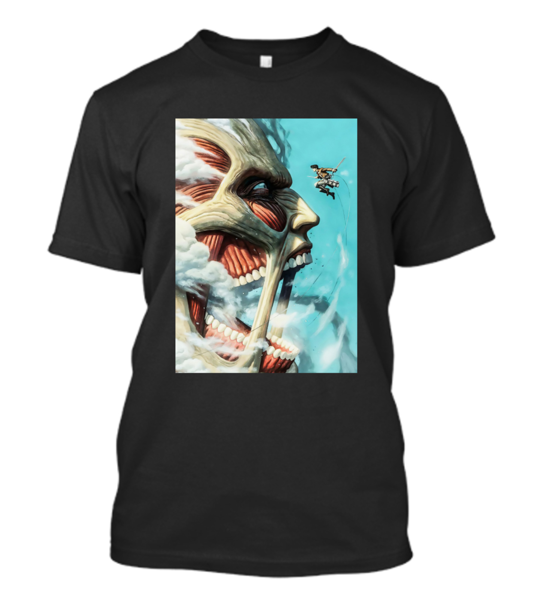 Attack On Titan Face-Off With Colossal Threat T-Shirt
