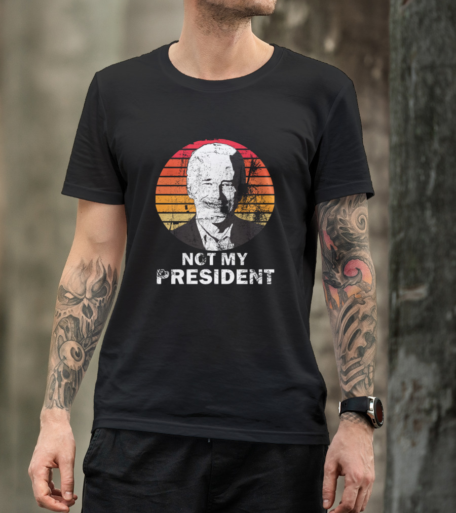 Not My President Joe Biden Vintage T-Shirt