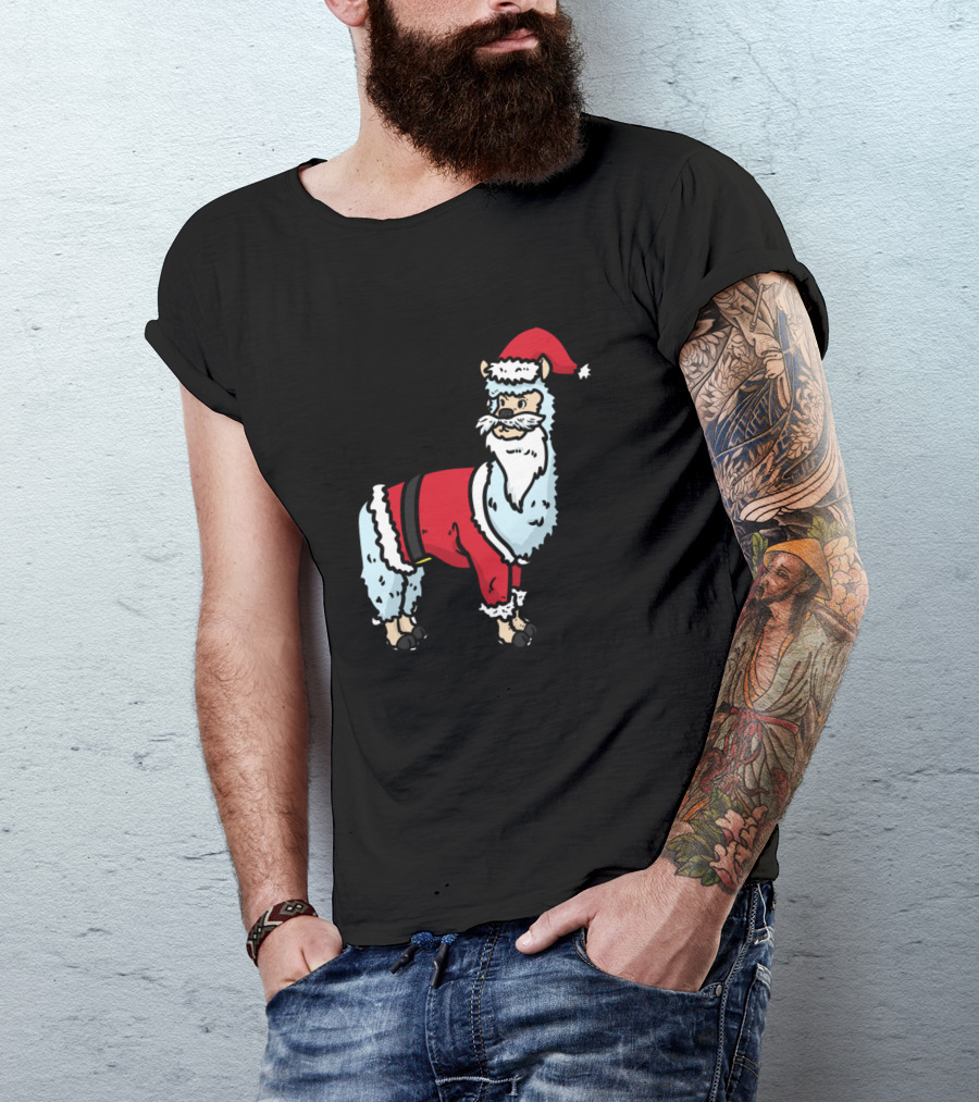 Your Alpaca Santa Christmas Holiday Humor T-Shirt