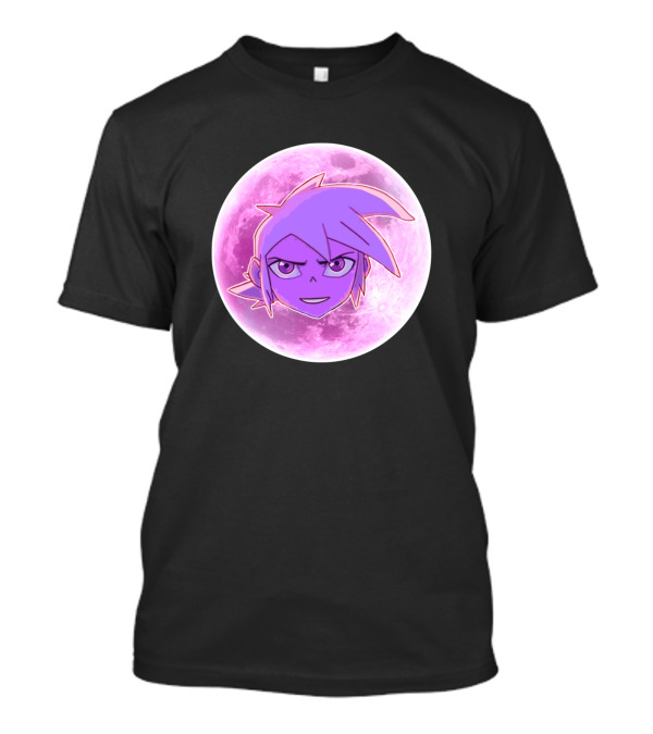 Kipo And The Age Of Wonderbeasts Purple Moon Face T-Shirt