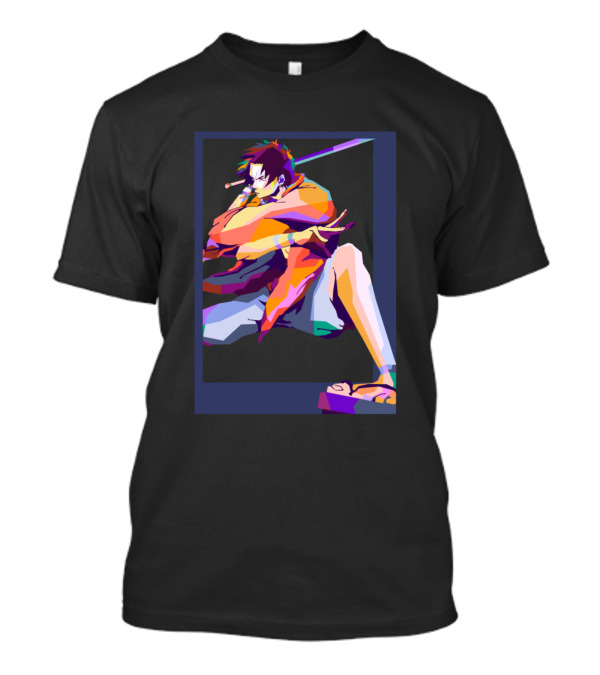 Samurai Vibrant Pop Art Style En Samurai T-Shirt