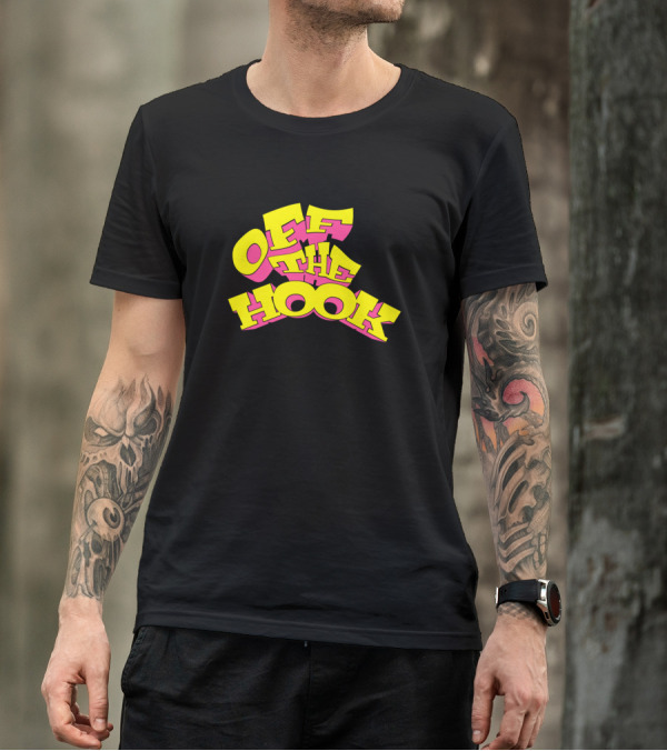 OFF THE HOOK Bold Retro Text T-Shirt