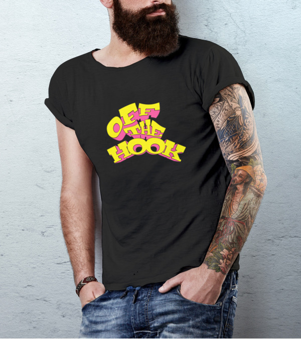 OFF THE HOOK Bold Retro Text T-Shirt