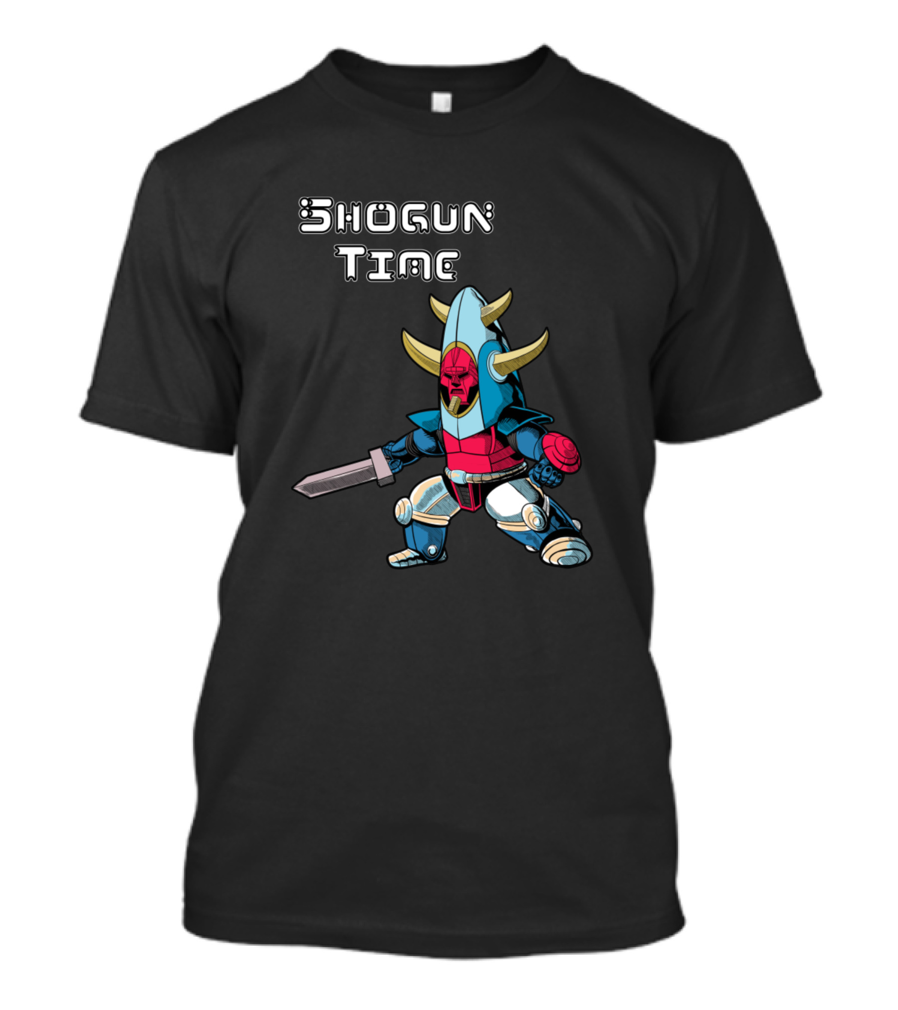 Shogun Time Samurai Robot Warrior T-Shirt
