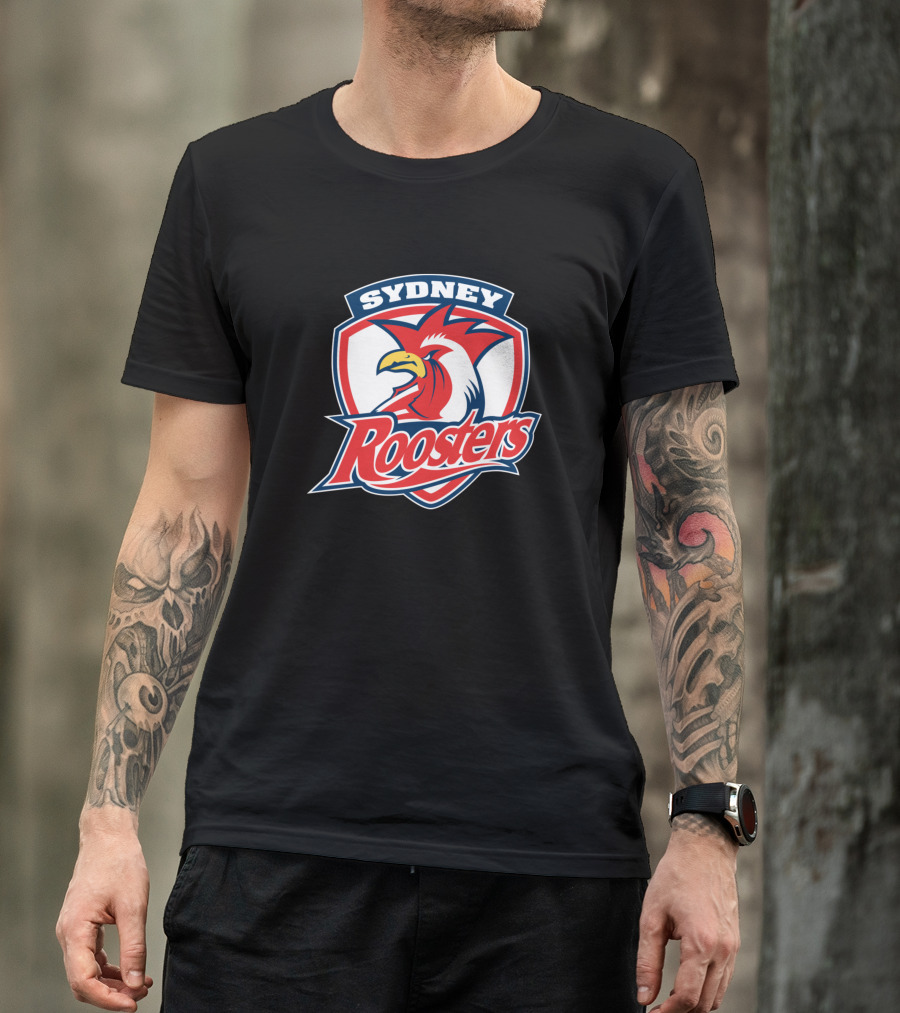 Sydney Roosters Logo NRL Rugby Team Crest T-Shirt