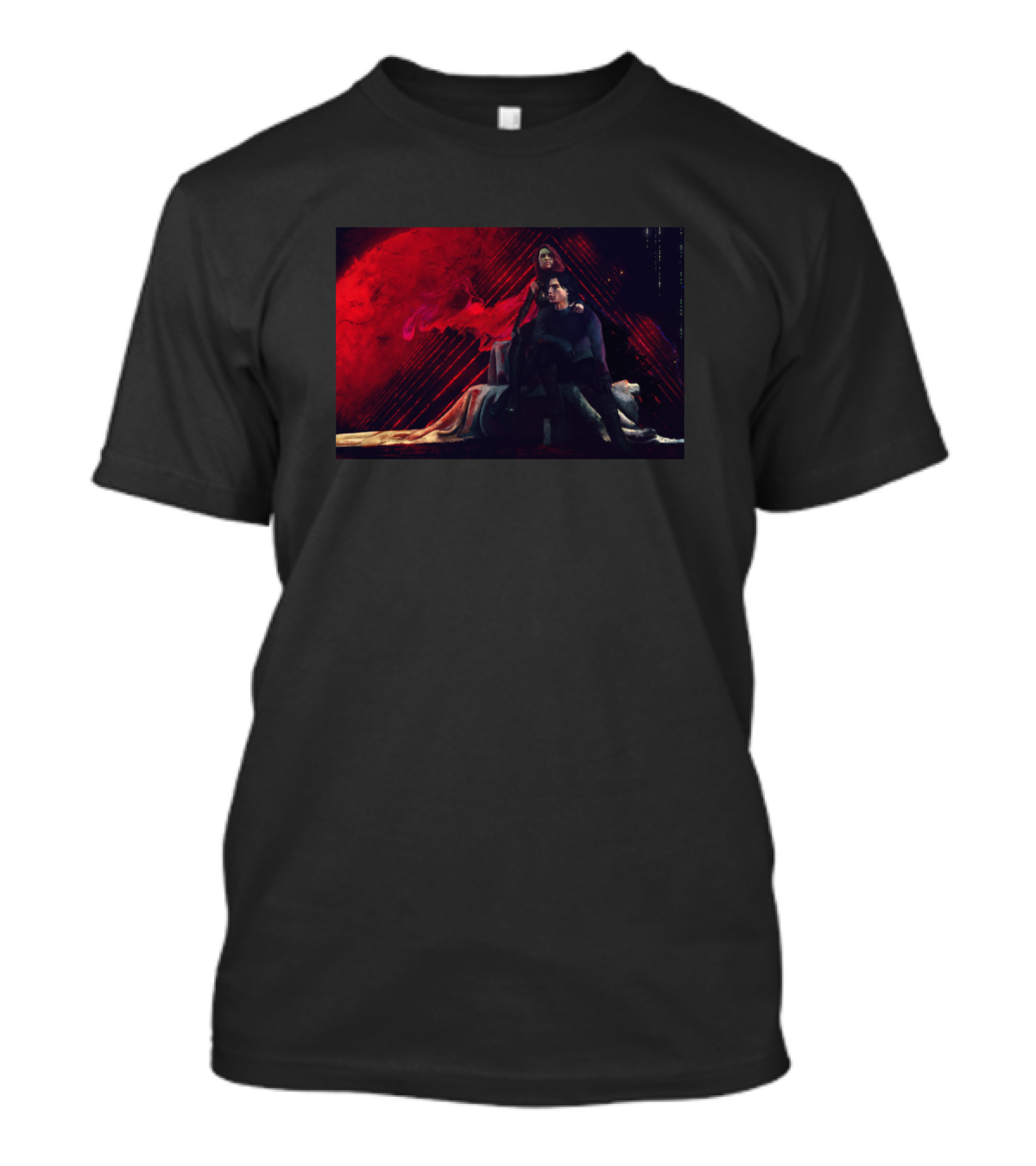 The Dark Side Red Shadow Duo Scene T-Shirt