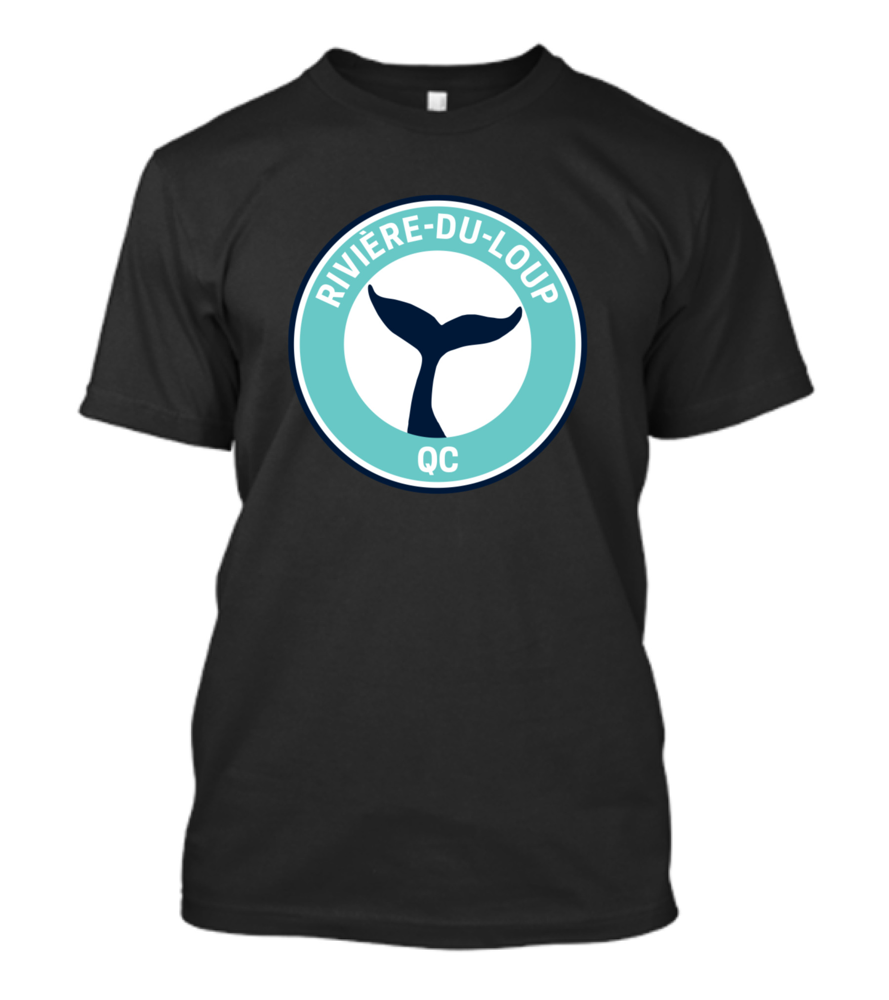 Rivière-Du-Loup QC Whale Tail Vintage Quebec T-Shirt