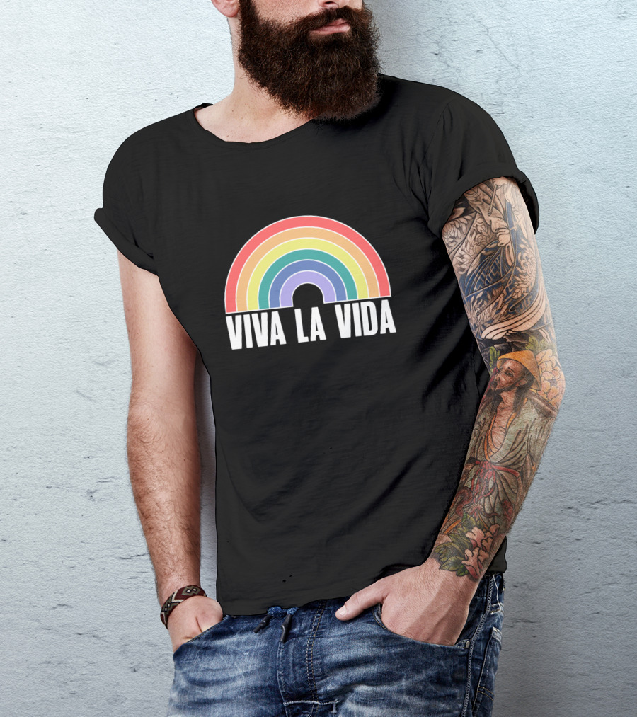 Viva La Vida Rainbow Arch T-Shirt