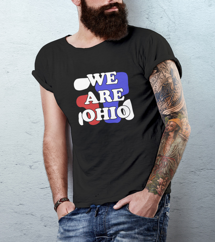 WE ARE OHIO Red White Blue T-Shirt