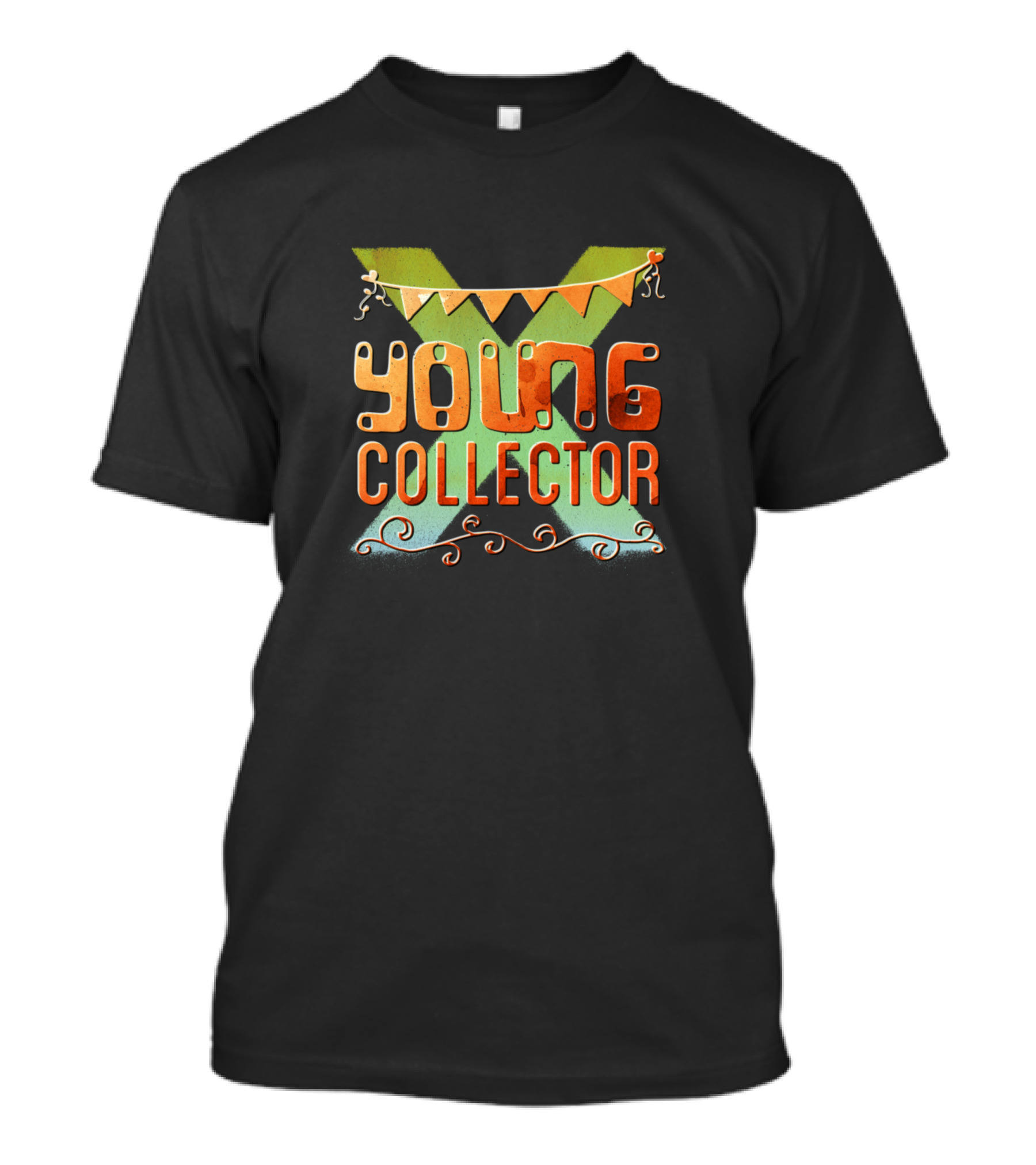 Young Collector Festival Banner With Decorative X T-Shirt
