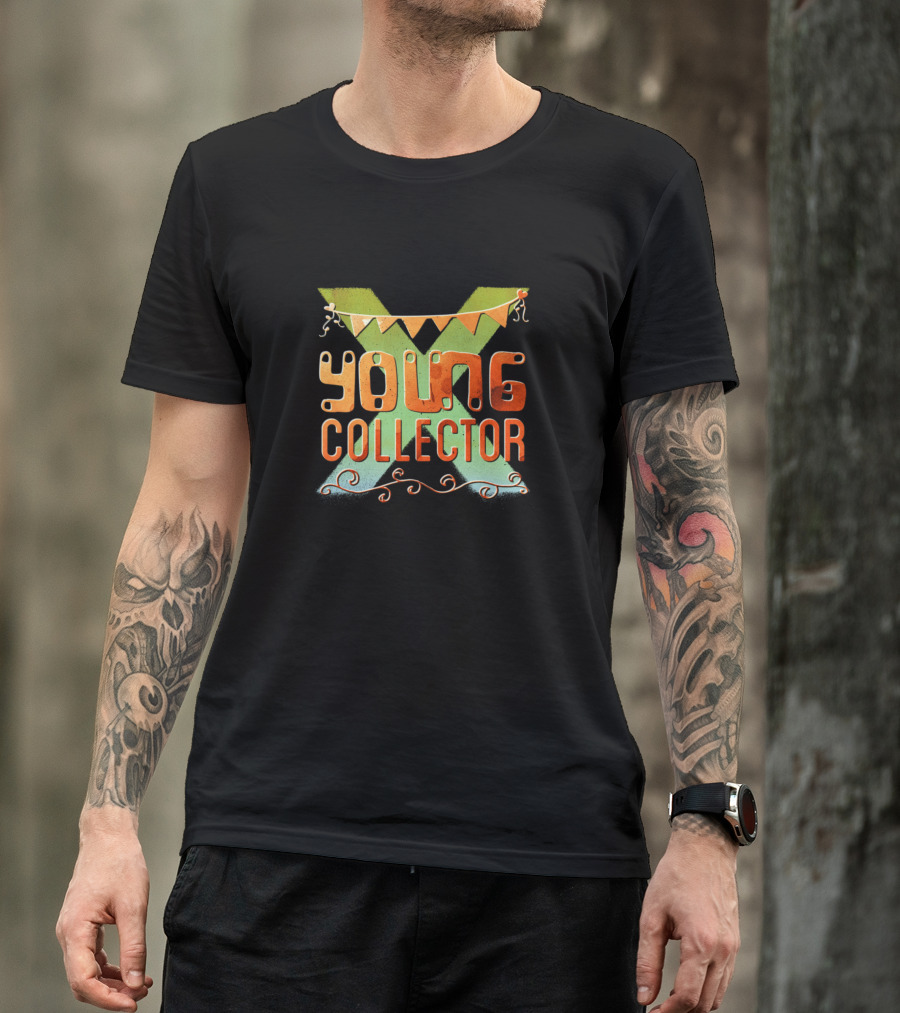 Young Collector Festival Banner With Decorative X T-Shirt