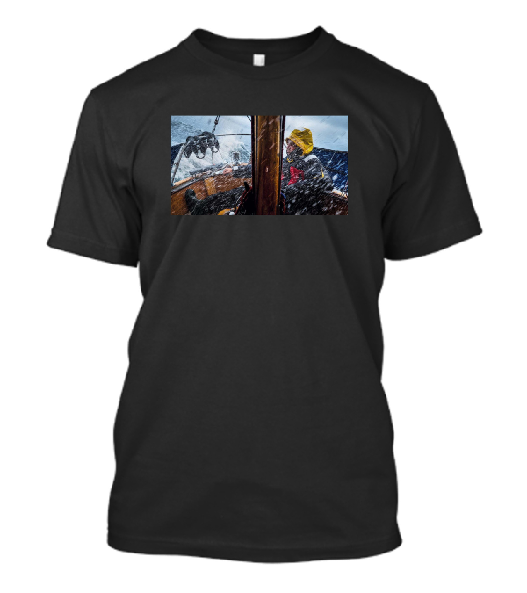 Beautiful Nature Is Angry Stormy Sailing Adventure T-Shirt