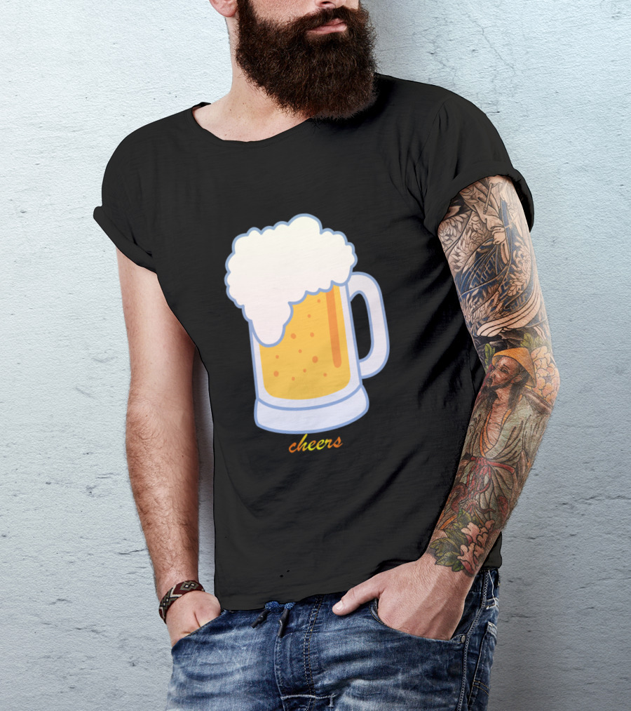 Cheers Beer Mug T-Shirt