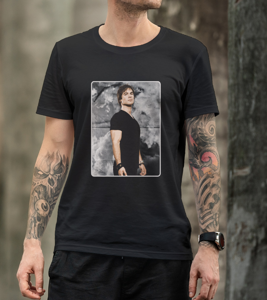 Damon TVD Salvatore Hello Brothers Vampire Diaries T-Shirt