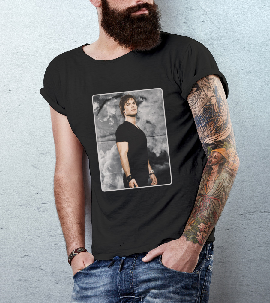 Damon TVD Salvatore Hello Brothers Vampire Diaries T-Shirt