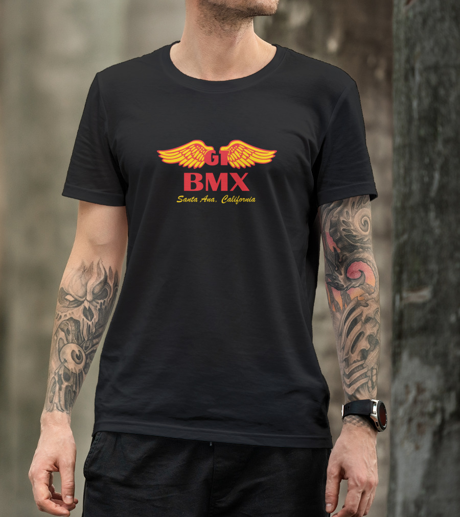 GT BMX Santa Ana California Winged T-Shirt