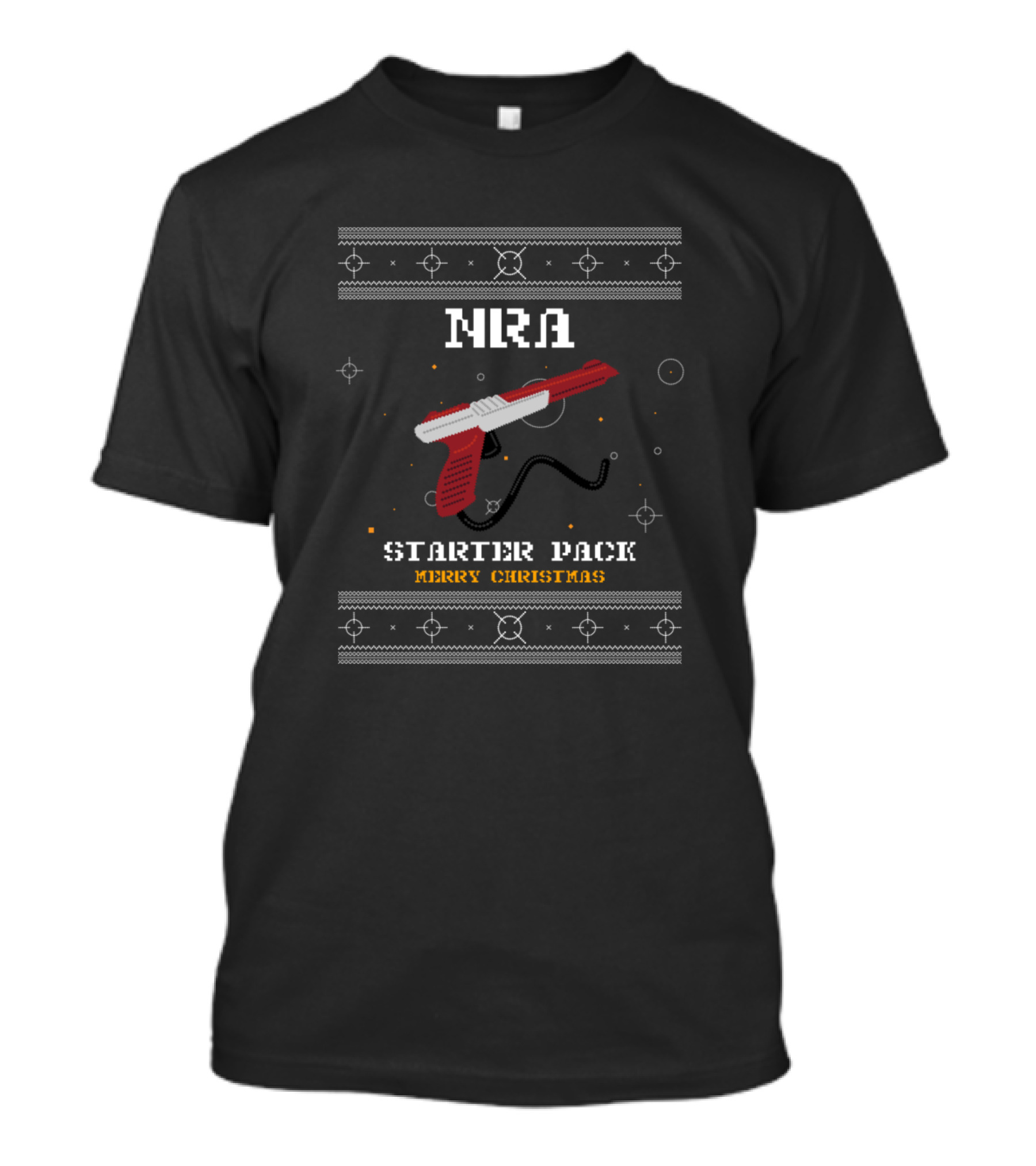 NRA Starter Pack Merry Christmas Gun Rights T-Shirt