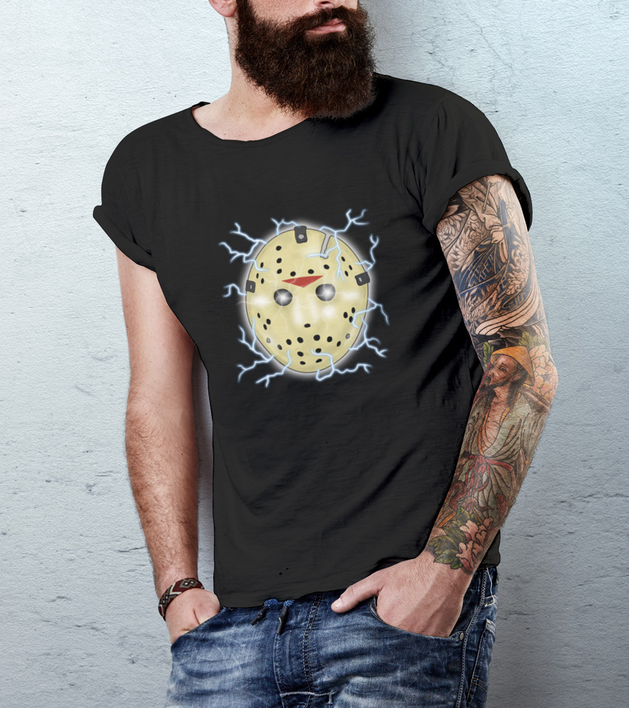 Hes Back Electrifying Mask T-Shirt