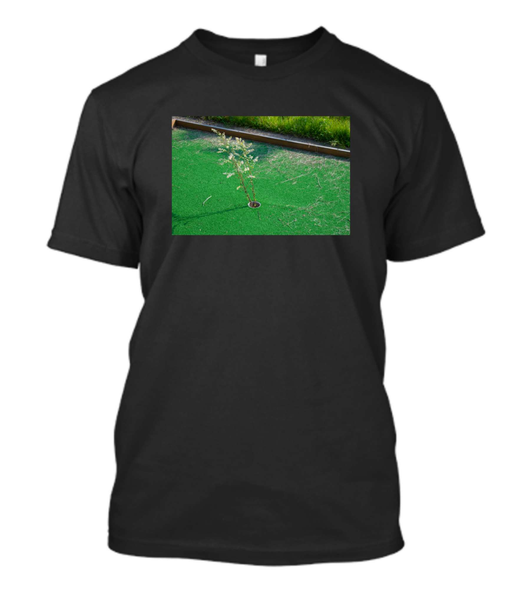 Hole In One Plant On Mini Golf Green T-Shirt
