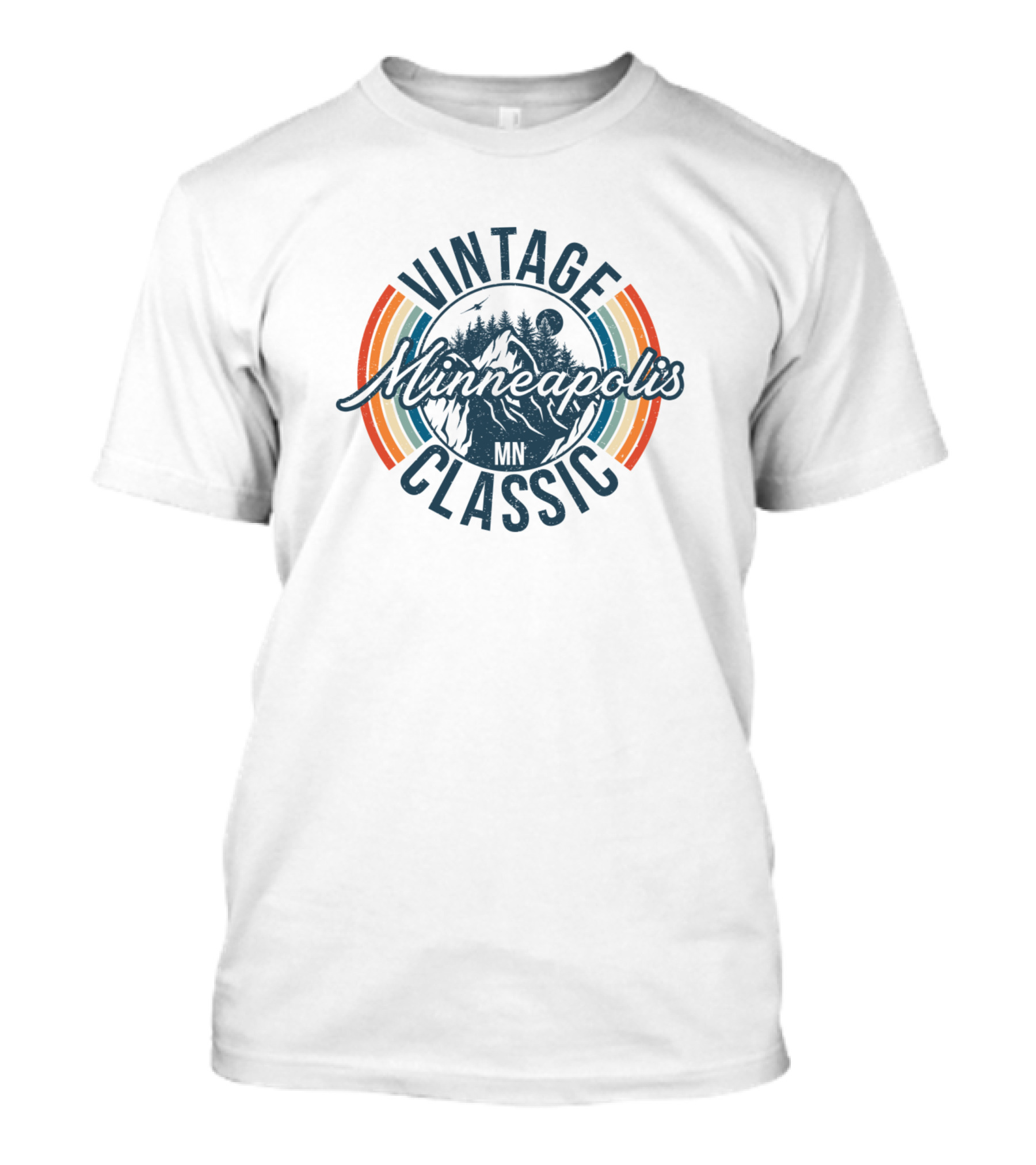 Vintage Minneapolis Classic MN Mountain T-Shirt