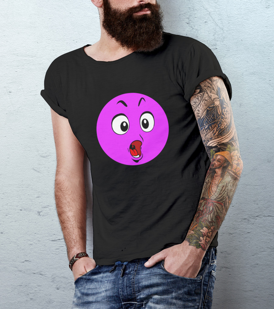 Smile Happy Surprise Emoticon Face T-Shirt
