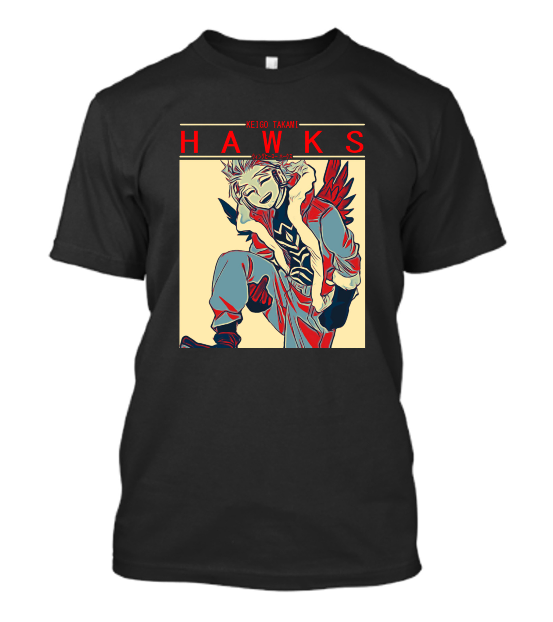 HAWKS Keigo Takami Character Art My Hero Academia T-Shirt