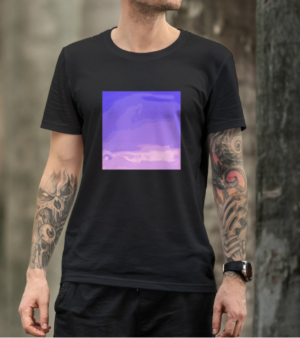 Purple Gradient Layers T-Shirt