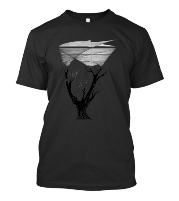 Spectral Logistic Tree Abstract Fantasy T-Shirt