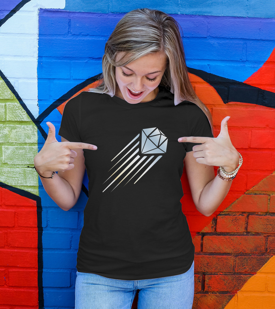 TDM Diamond Icon With Speed Lines T-Shirt