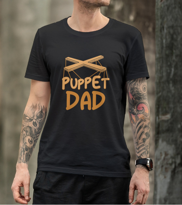 Puppet Dad Ventriloquist Puppeteer Puppets Puppeteering T-Shirt
