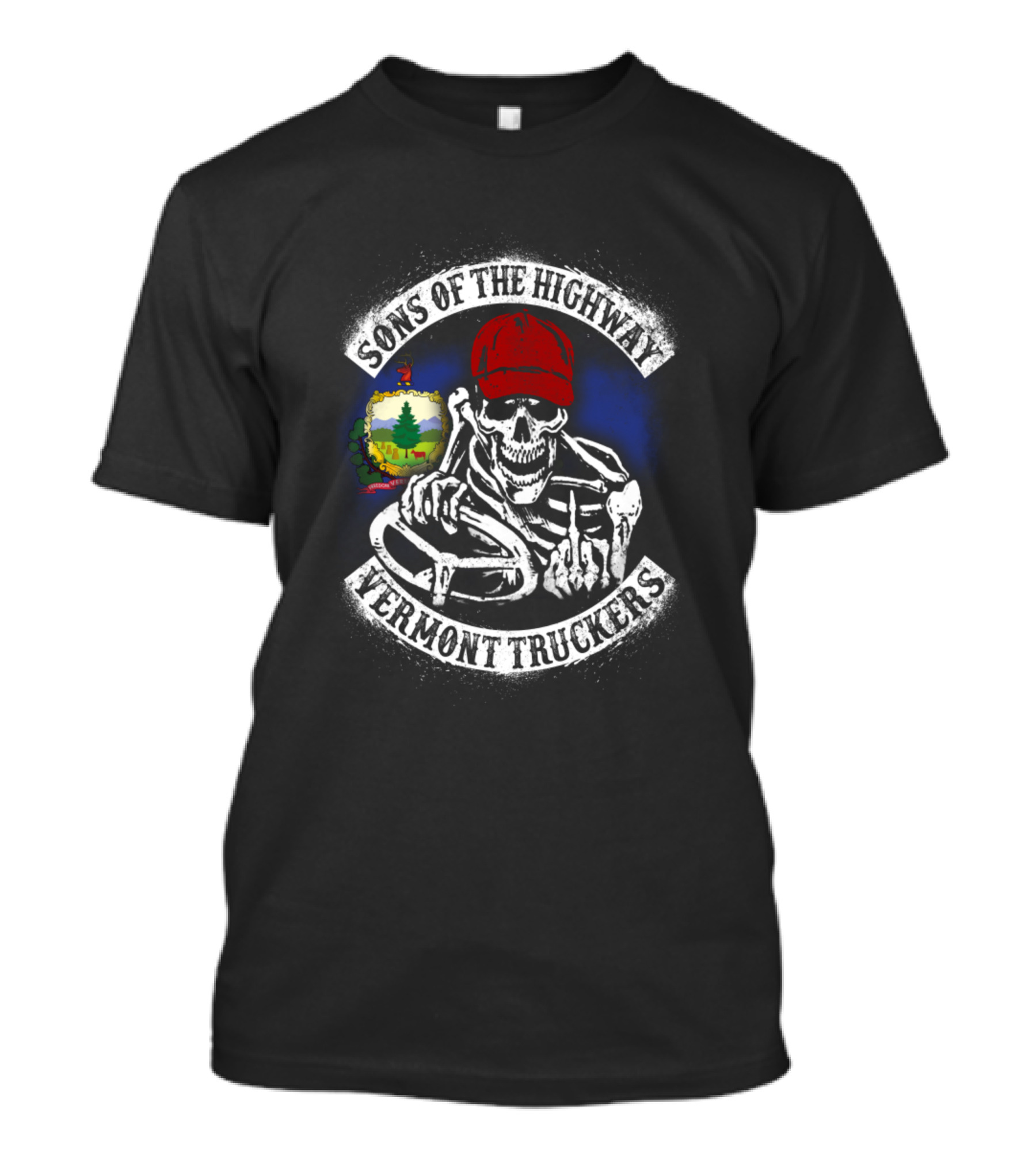 Sons Of The Highway Vermont Truckers T-Shirt